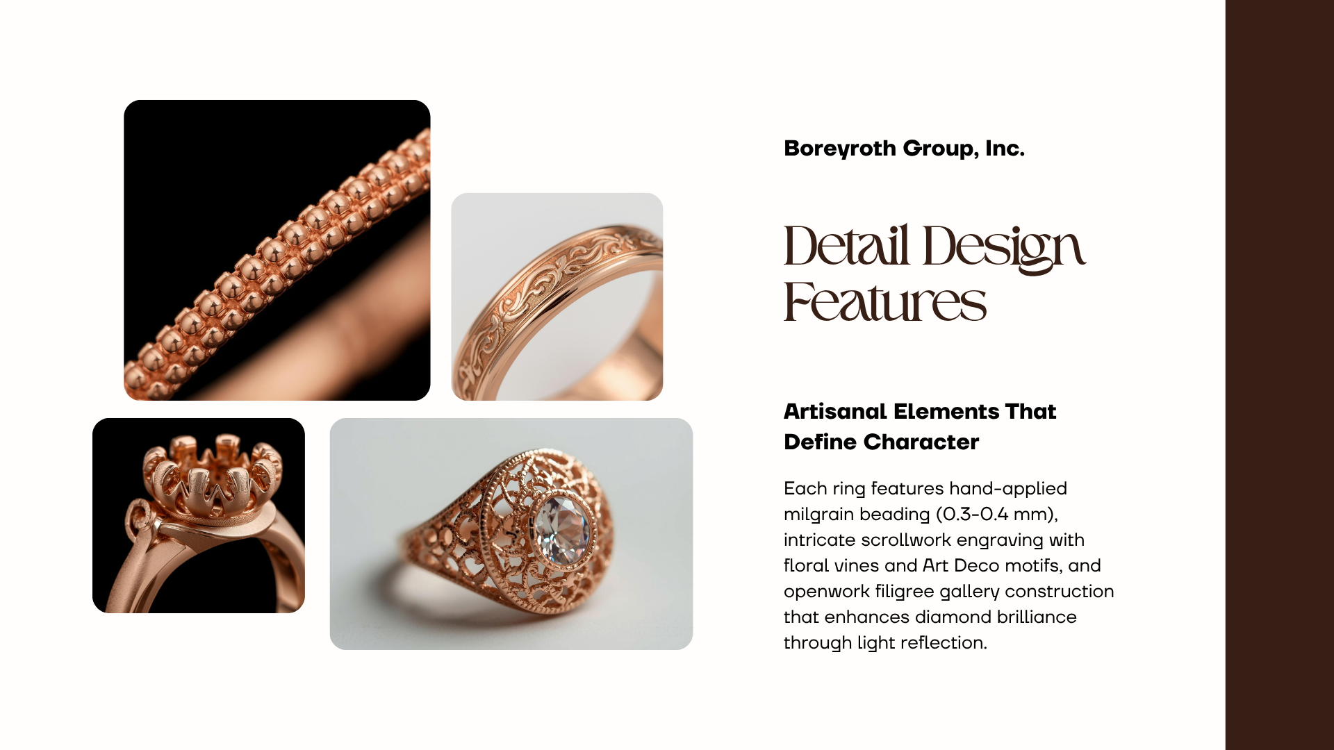 Royal Heritage Cushion Crown Ring — Vintage Filigree Luxury Design Concept