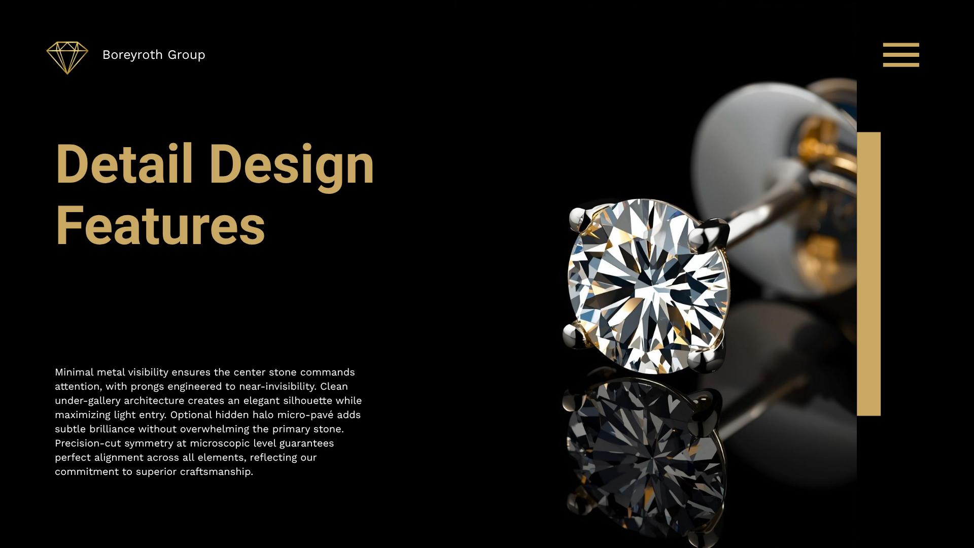 Precision Brilliance Stud Earrings — Luxury Micro-Engineered CAD Design Version II (Digital Download)