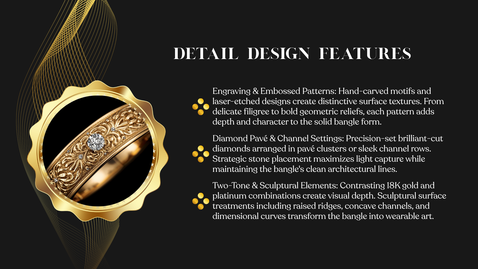 Eternal Form Solid Bangle — Luxury Bracelet CAD Design (Digital Download)