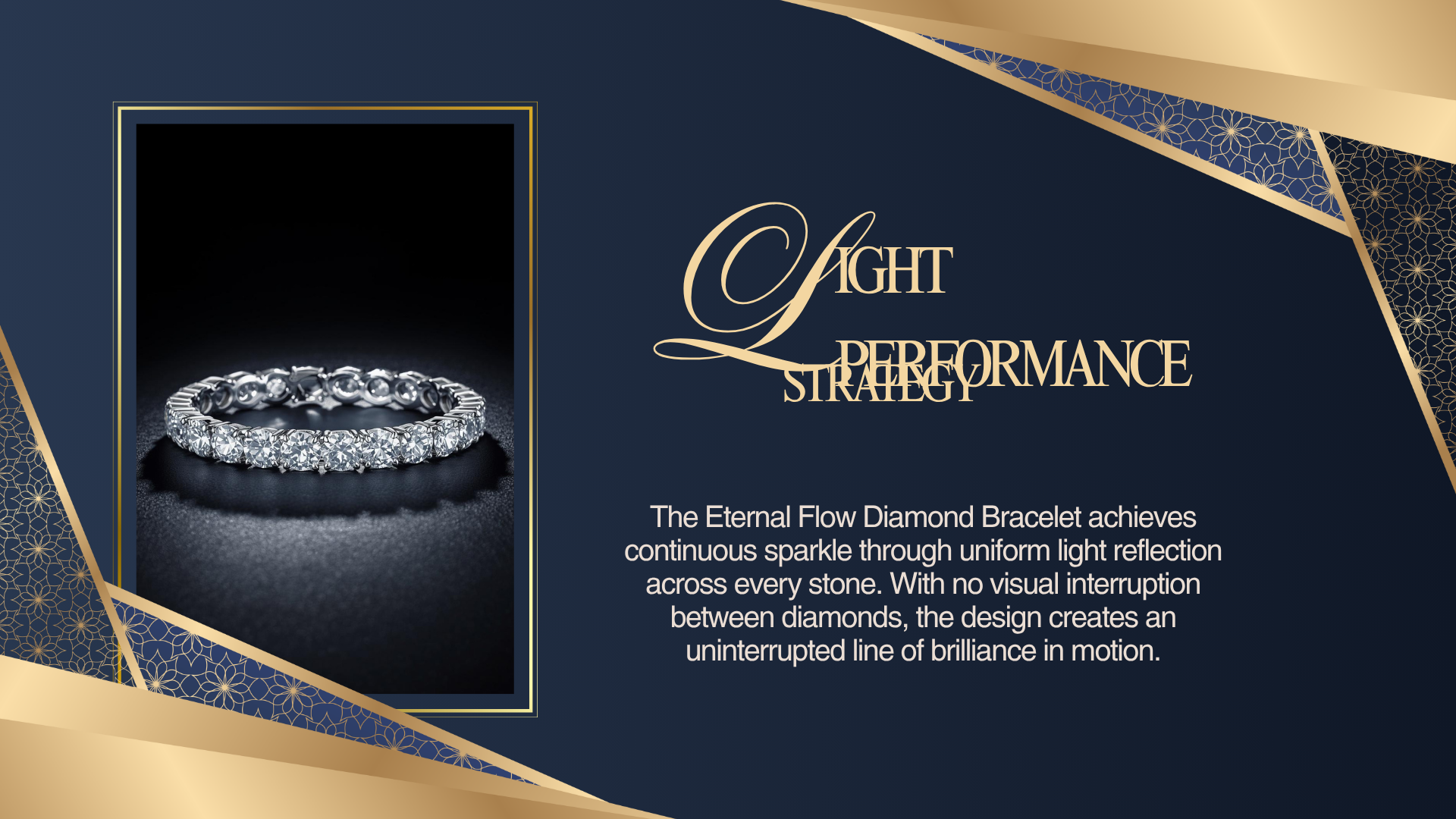 Eternal Flow Diamond Bracelet — Luxury Tennis Bracelet CAD Design Version III (Digital Download)