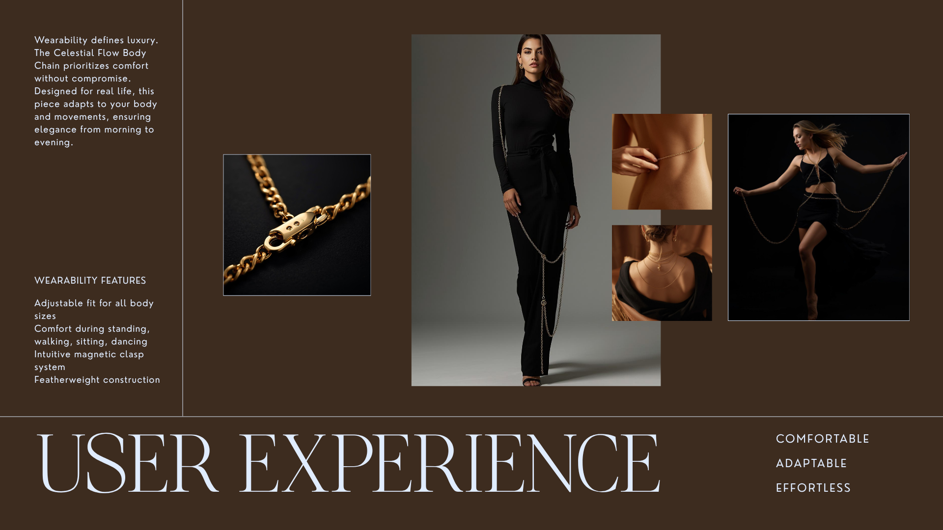 ✨ Celestial Flow Body Chain — Luxury Body Jewelry Architecture (Digital Download)