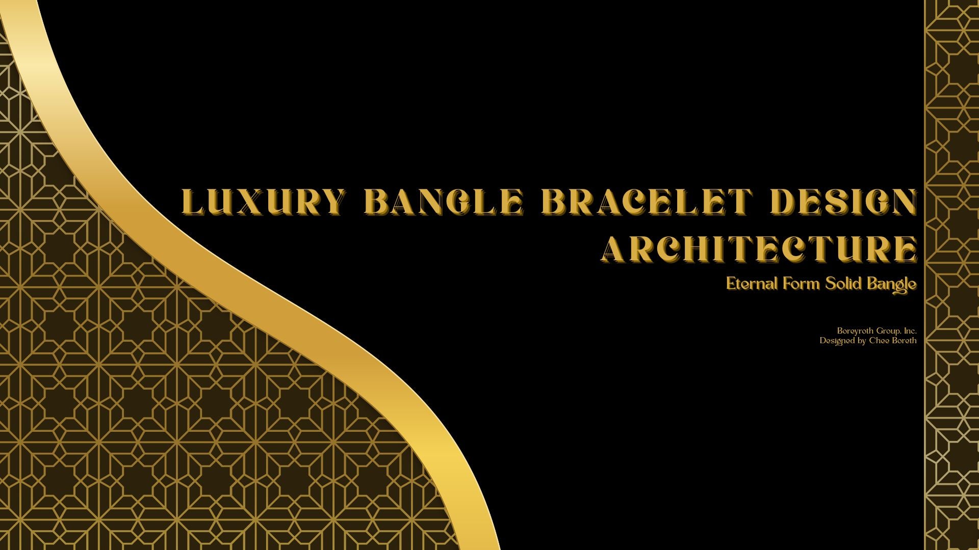 Eternal Form Solid Bangle — Luxury Bracelet CAD Design Version II (Digital Download)