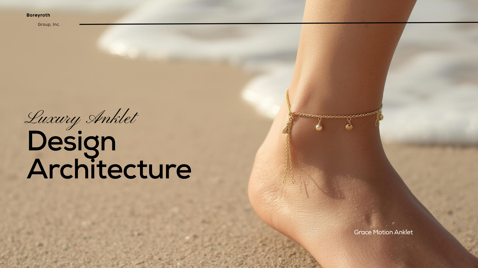 ✨ Grace Motion Anklet — Luxury Jewelry Design Architecture (Digital Download)