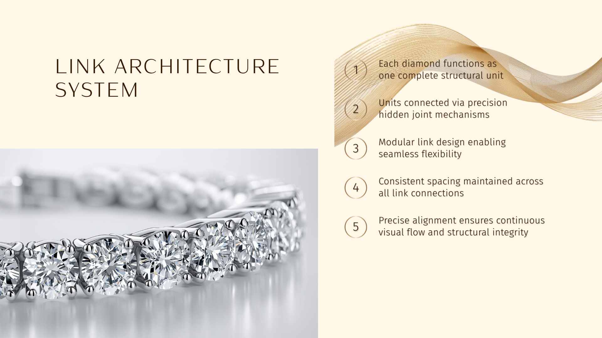 Eternal Flow Diamond Bracelet — Luxury Tennis Architecture CAD Design (Digital Download)