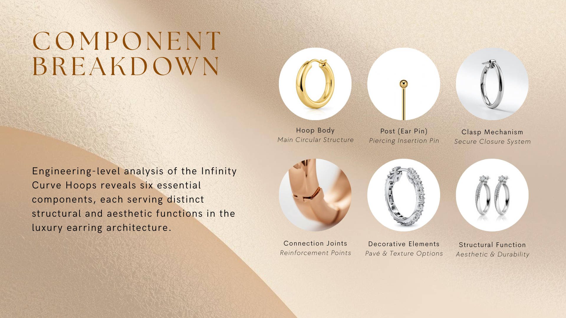 Infinity Curve Hoop Earrings — Advanced Luxury Geometry CAD Design Version III (Digital Download)