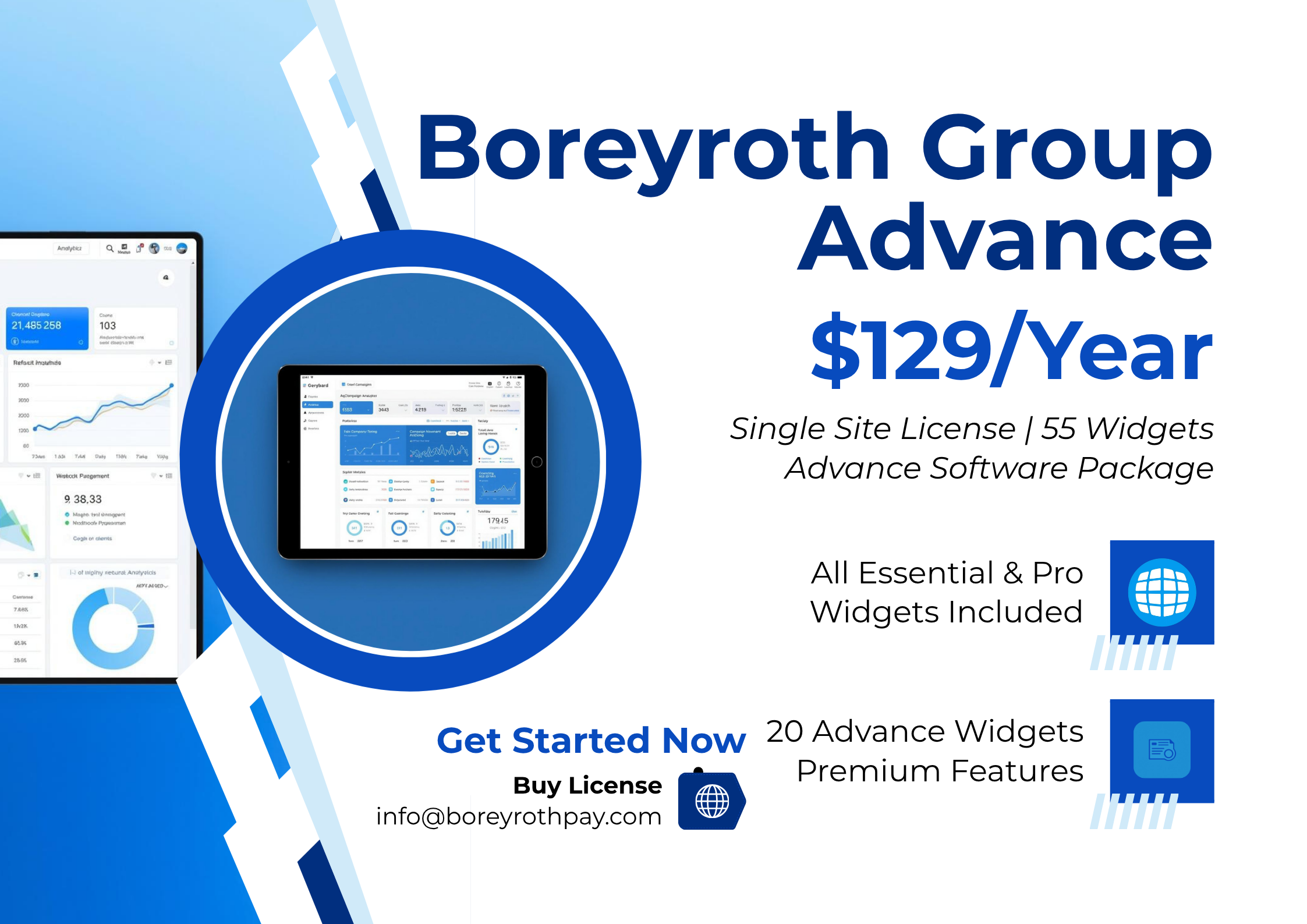 Krowd Builder – Advance Package (55 Widgets, Single-Site Yearly License)