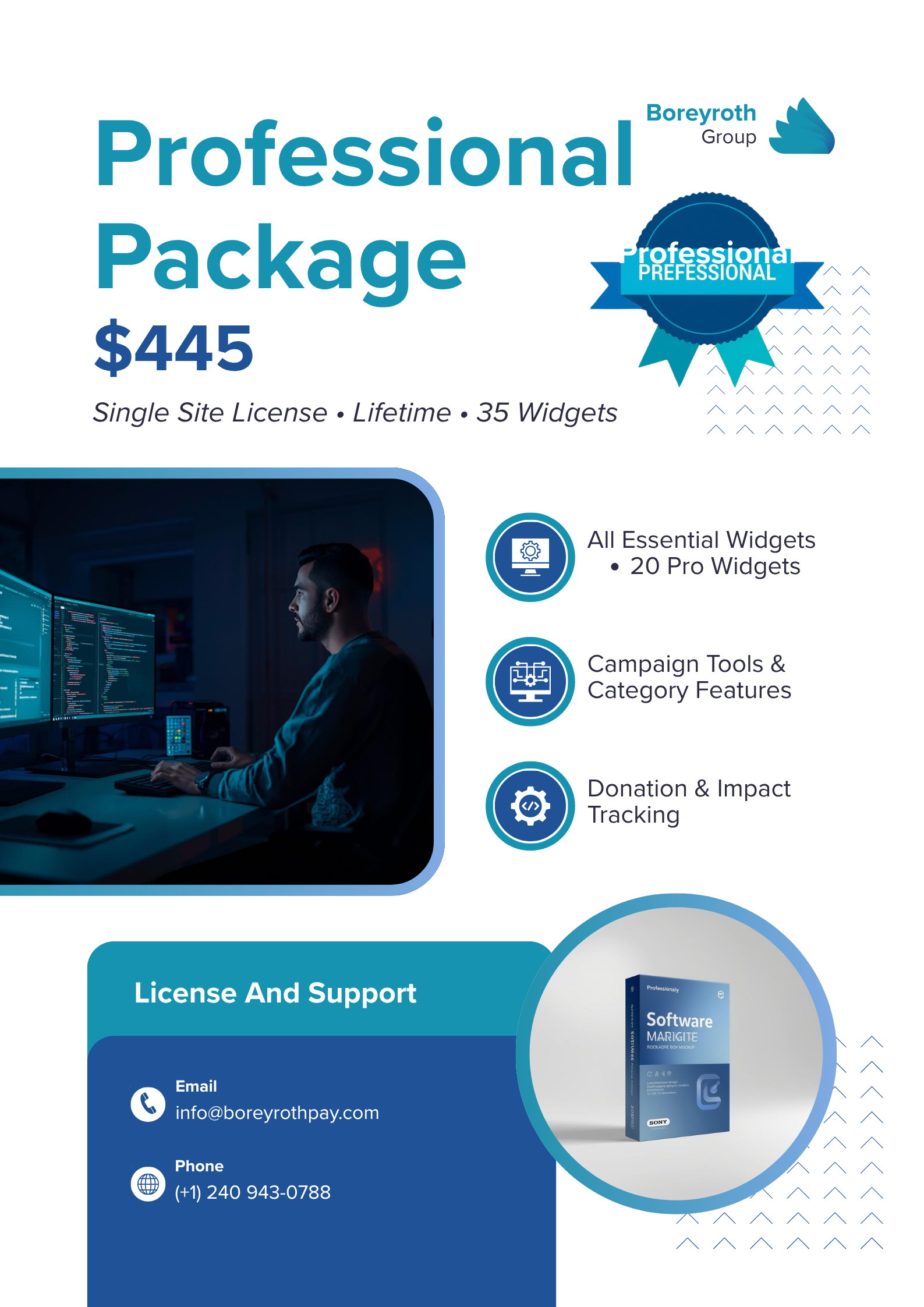Krowd Builder – Professional Package (35 Widgets, Single-Site Lifetime License)