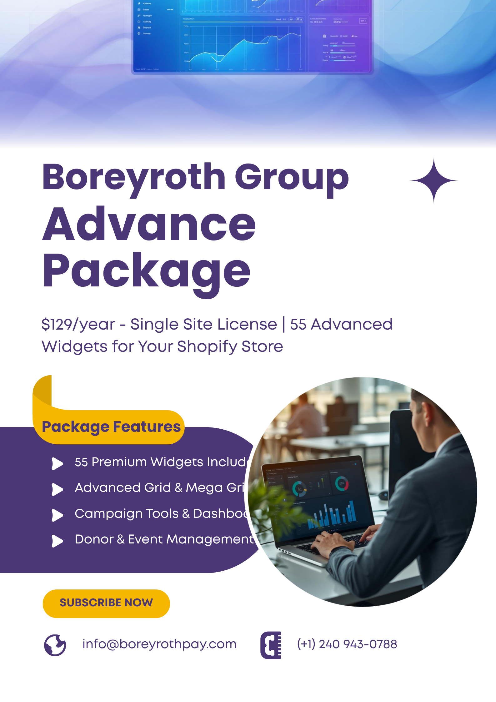 Krowd Builder – Advance Package (55 Widgets, Single-Site Yearly License)